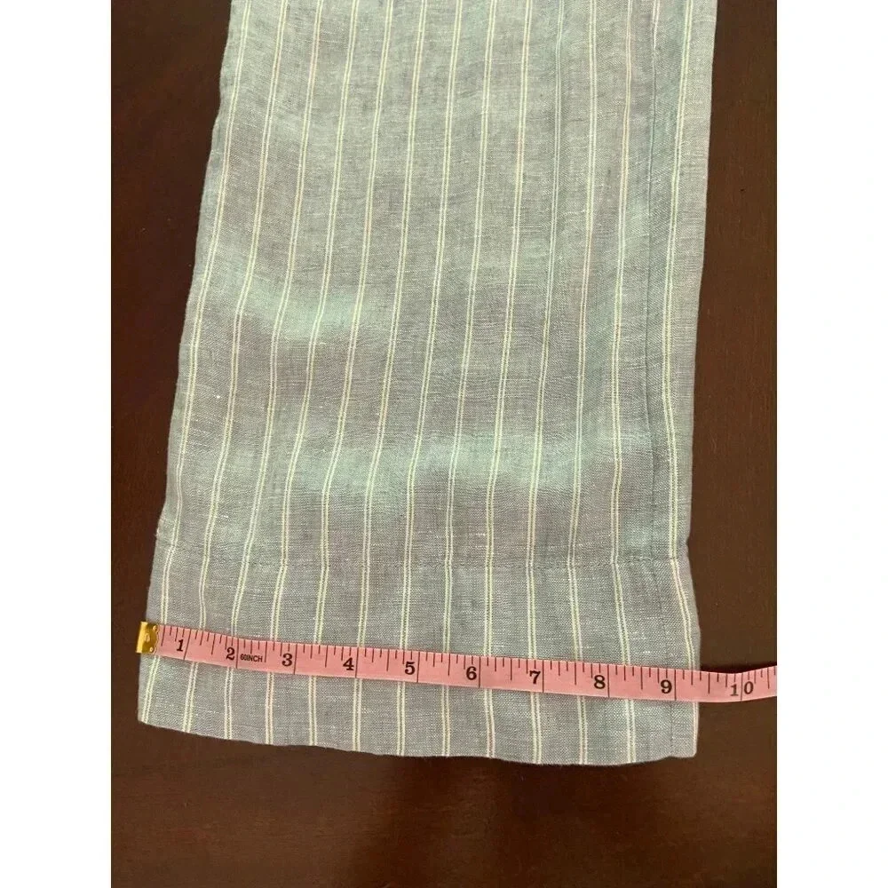 Everlane NWT Blue & White Striped Linen Jumpsuit WITHOUT BELT Size 0